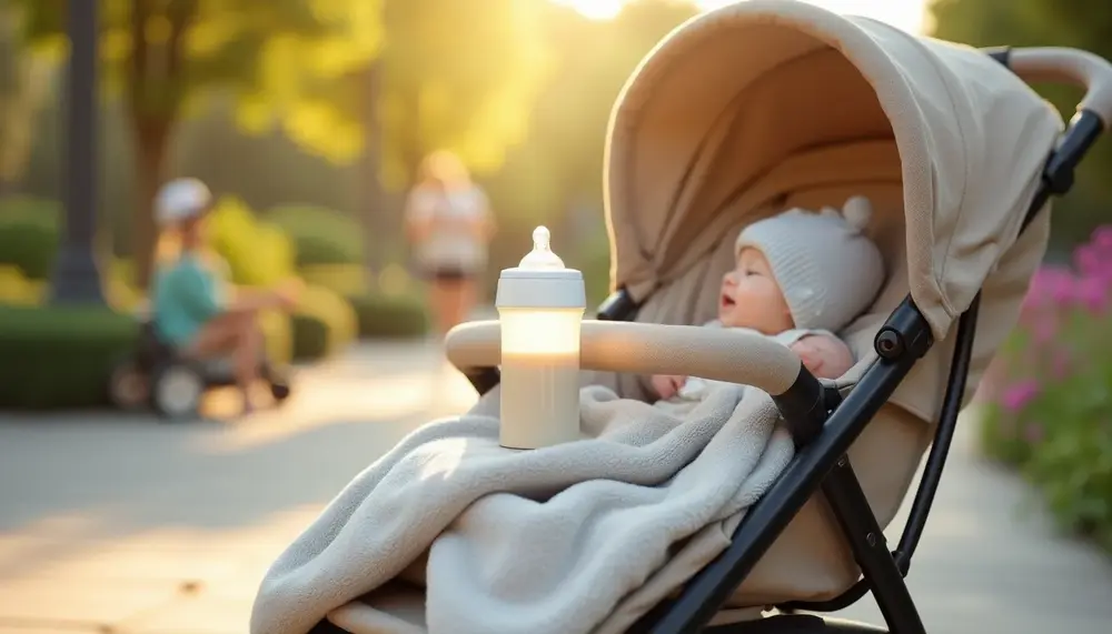 Flaschenwärmer Kinderwagen: Nie wieder kalte Milch unterwegs